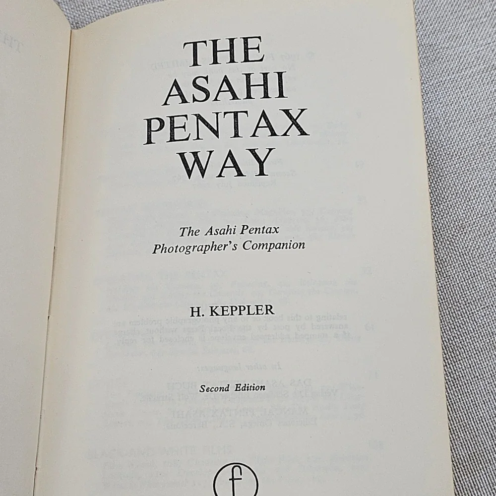 2- The‎ Pentax Way Photography Books by Herbert Keppler Honeywell 1967 & 1973